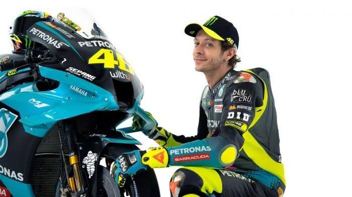 Valentino Rossi bersama tim barunya Petronas