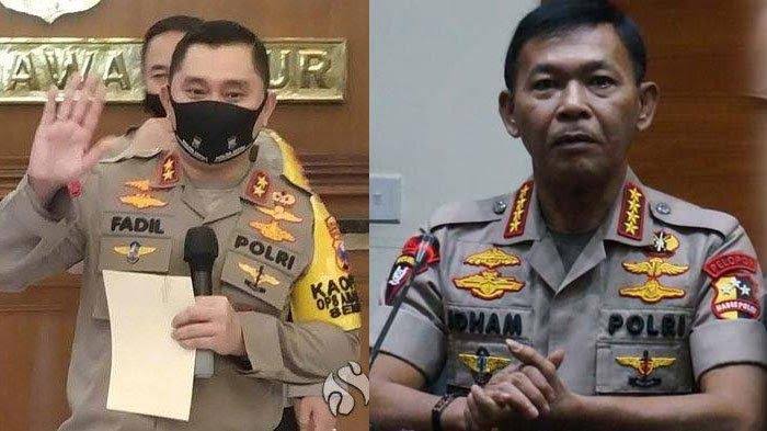 Irjen M Fadil Imran dan Jenderal Idham Azis