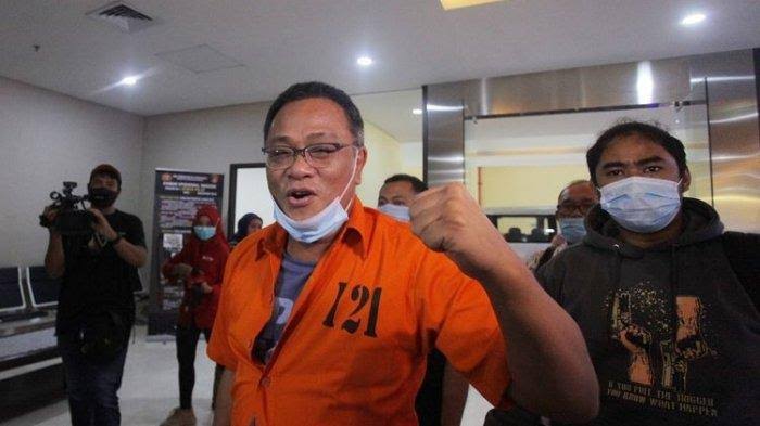 Jumhur Hudayat, salah satu tahanan Bareskrim yang disebut terpapar Corona