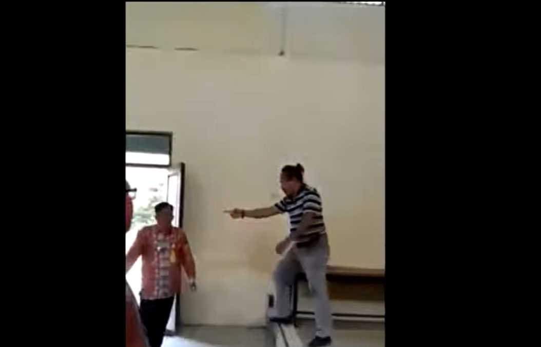 Tangkapan layar video yang beredar.