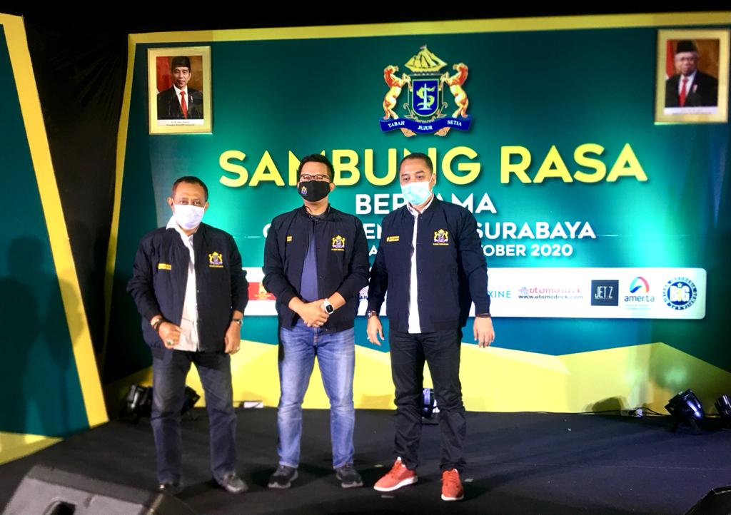 Eri Cahyadi dan Armuji hadiri diskusi virtual di Kadin Surabaya