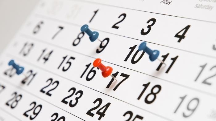 Ilustrasi kalender.