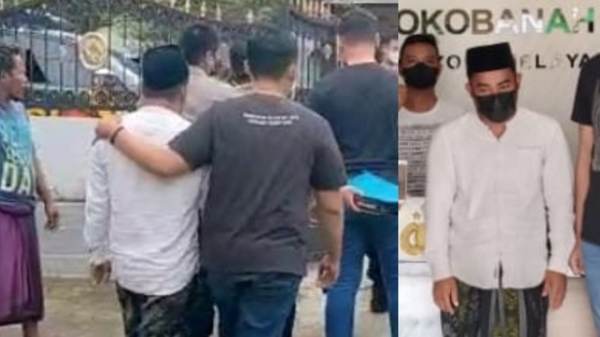 Pelaku saat digelandang Polisi.