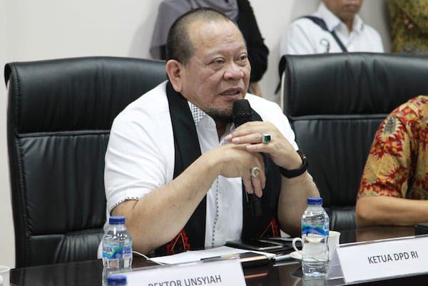 Ketua DPD RI LaNyalla Mahmud Mattalitti. (foto: redaksi ) 