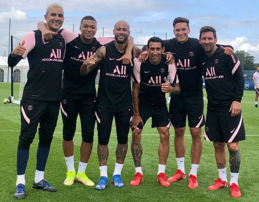 Para pemain PSG. (Twitter)