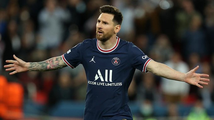 Penyerang PSG Lionel Messi. (twitter @PSG_English)