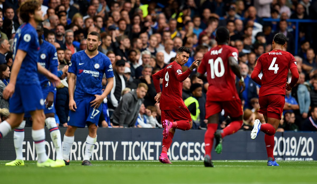 Liverpool vs Chelsea. (Twitter @premierleague)