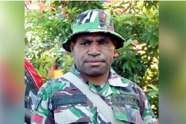 Pratu Lukius Y Matuan, mantan anggota Yon Infanteri 400 Raider.