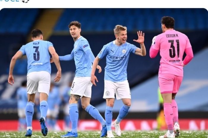 Manchester City lolos ke Final Liga Champion musim 2020/2021 setelah mengalahkan PSG dengan agregat 4-1