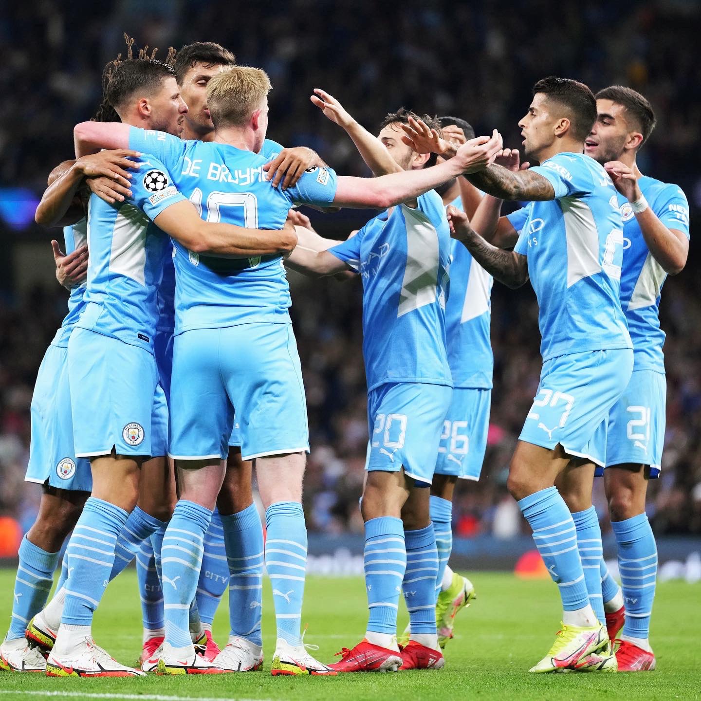 Manchsester City. (Twitter @DeBruyneKev) 