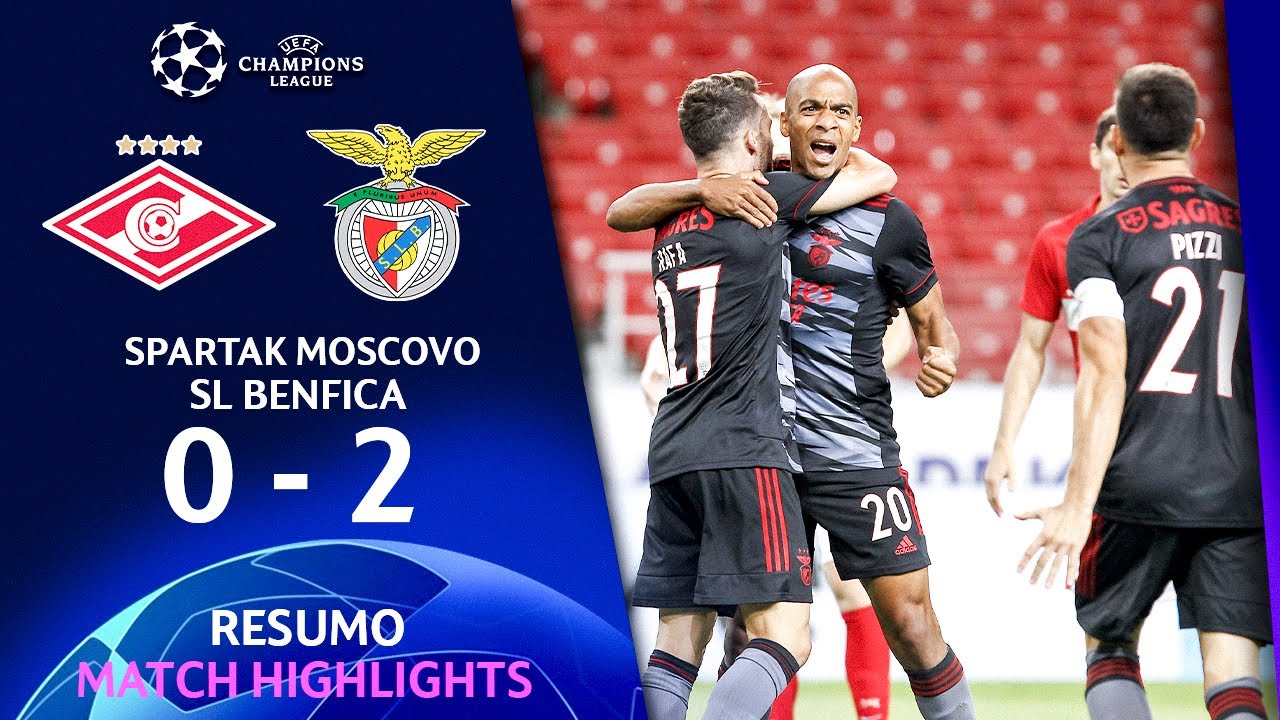 Spartak Moscow vs Befica leg I. (YouTube/Benfica DZN)