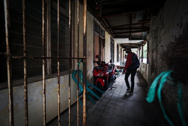 Suasana bangunan cagar budaya Penjara Kalisosok Surabaya, Jumat (12/3/20219). | dok/bacasaja.id