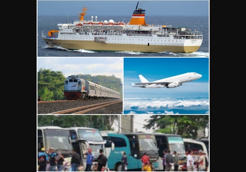 Jenis moda transportasi. (Kominfo Jatim)