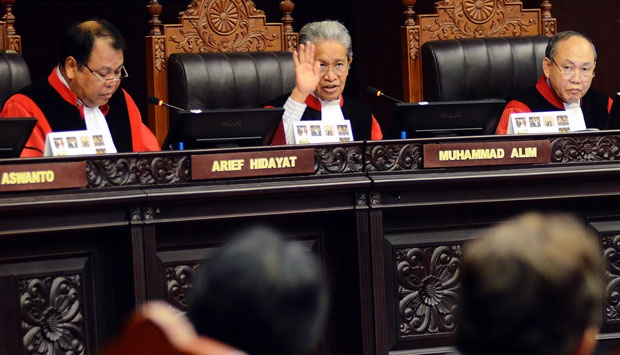 Mantan hakim Mahkamah Konstitusi Muhammad Alim. (mkri.id)