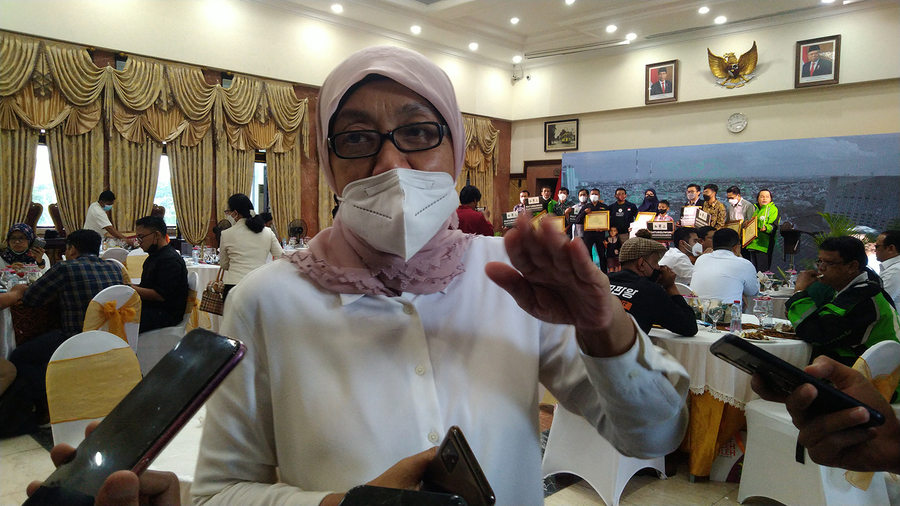 Kepala Dinas Kebudayaan, Kepemudaan dan Olahraga serta Pariwisata Kota Surabaya Wiwiek Widayati.