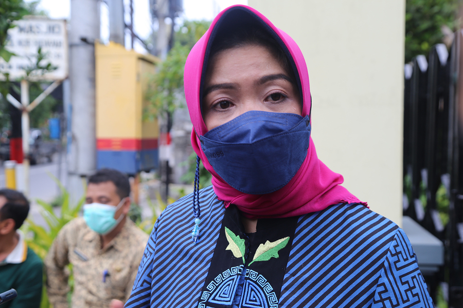 Kepala Dinas Sosial (Dinsos) Kota Surabaya Anna Fajriatin.