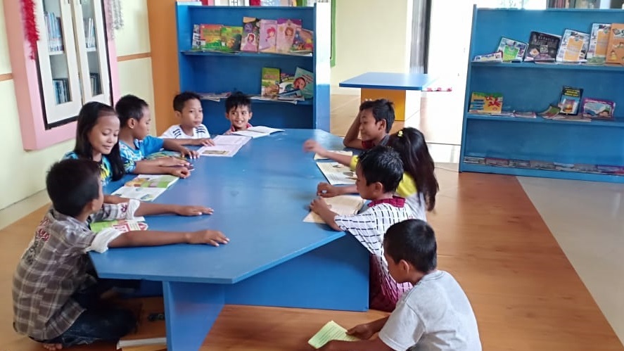 Taman Bacaan Masyarakat (TBM) sebelum pandemi Covid-19 menyerang.