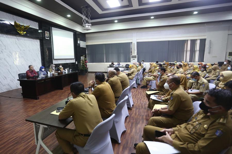 Rapat pencegahan stunting Pemkot Surabaya.