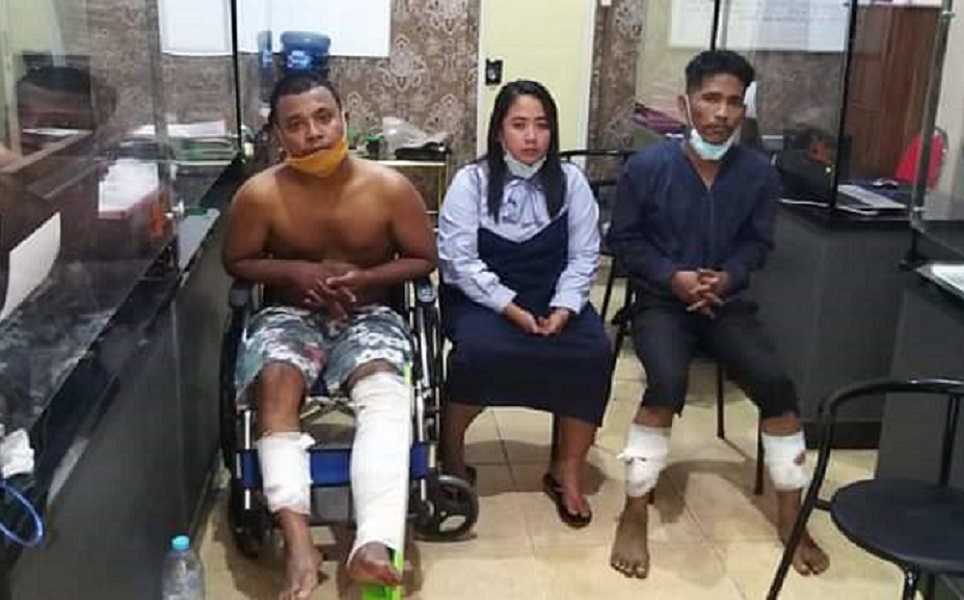 Tiga tersangka pelaku pembunuhan diamankan ke Polres Jombang