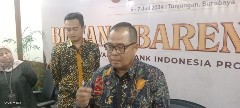 Pelaksana Harian (Plh) Kepala KPwBI Jatim, Bandoe Widiarto. Foto: Kominfo Jatim