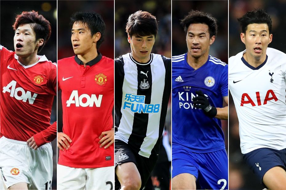 Deretan pesepak bola asal benua Asia. (premierleague.com)