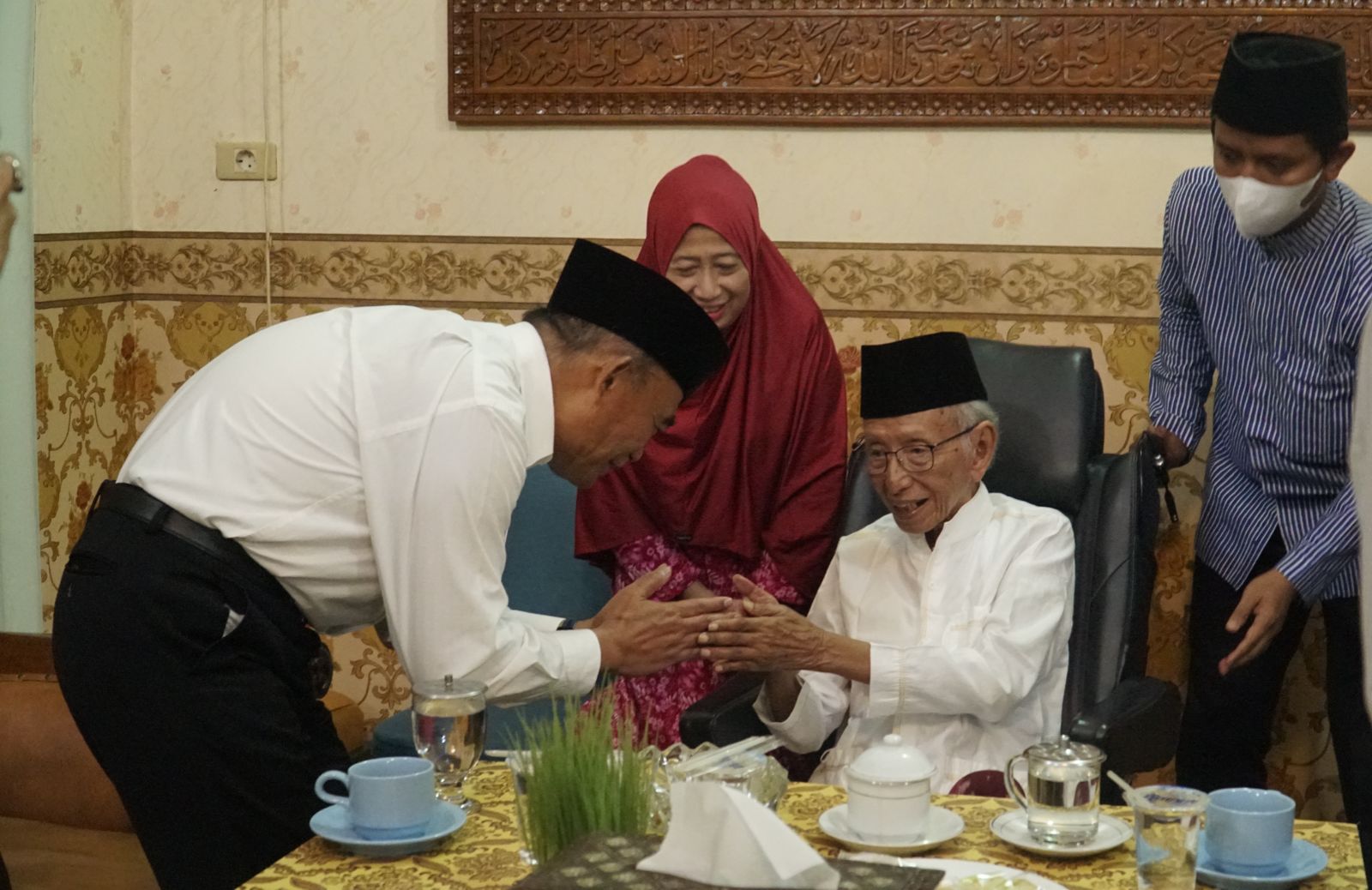 Kunjungan Menteri Koordinator Bidang Pembangunan Manusia dan Kebudayaan (PMK) ke Shiddiqiyyah Ploso, Jombang.