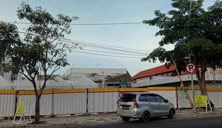 Pembangunan SPBU di Margorejo Indah Surabaya
