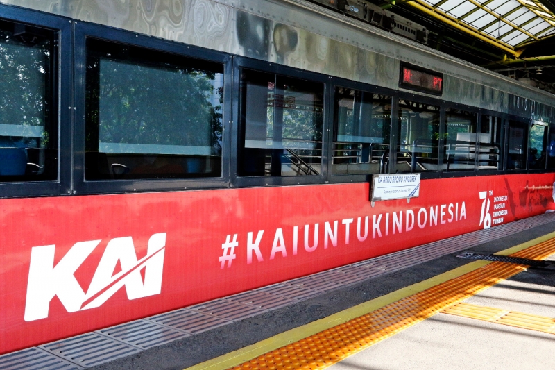 Livery khusus peringatan HUT ke-76 Kemerdekaan RI.