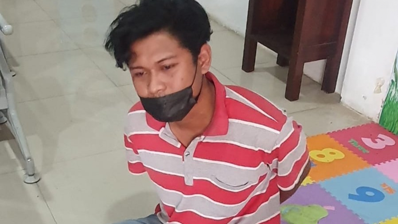 Pria yang berusaha selundupkan sabu ke dalam Lapas.