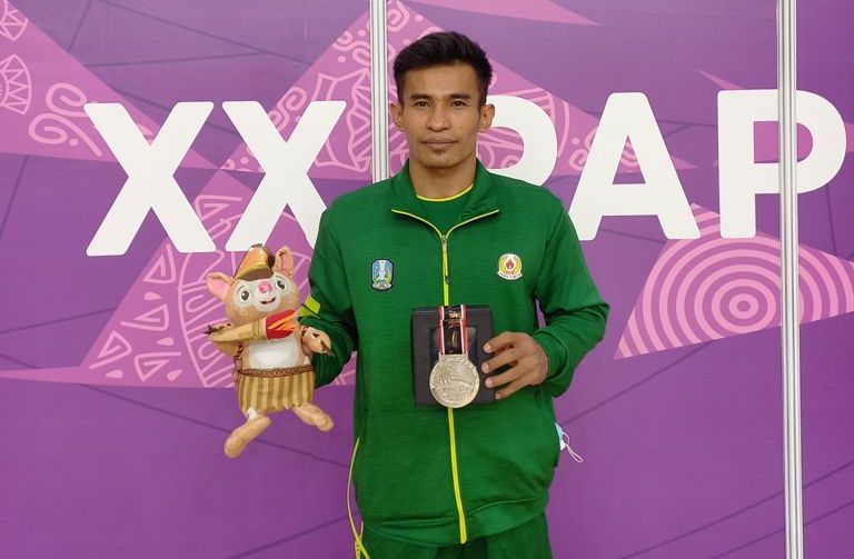 Dwi Samsul Arifin atlit asal Trenggalek yang berhasil mengharumkan nama daerahnya dan Jawa Timur.