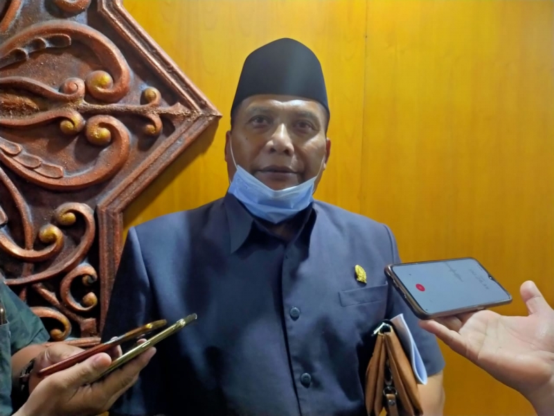 Anggota DPRD Jatim, Satib ditemui di DPRD Jatim.