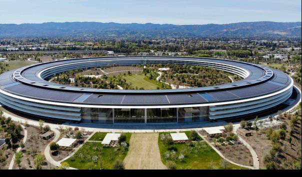 Apple Park yang berada di kawasan Silicon Valley.