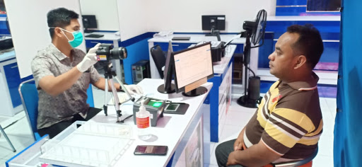 Proses permohonan SIM secara tatap muka di Satas Colombo Polrestabes Surabaya. Kini, permohonan perpanjangan SIM bisa via daring. | polantassurabaya.id