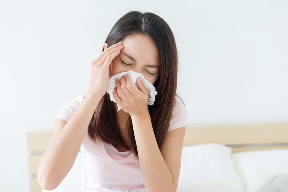 Ilustrasi sinusitis.