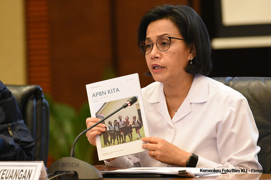 Menteri Keuangan RI Sri Mulyani Indrawati dalam sebuah kesempatan, beberapa waktu lalu. | Kemenkeu