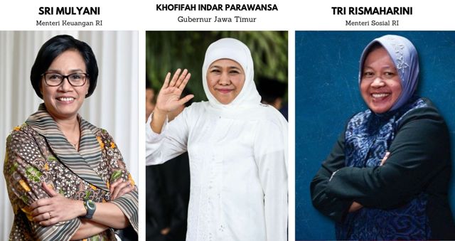 Tiga wanita paling disorot dan paling vokal sejagad Indonesia.