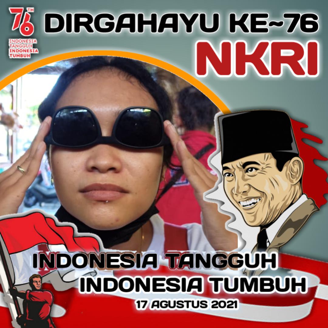 Twibbon HUT RI ke-76. (Twibbonize)