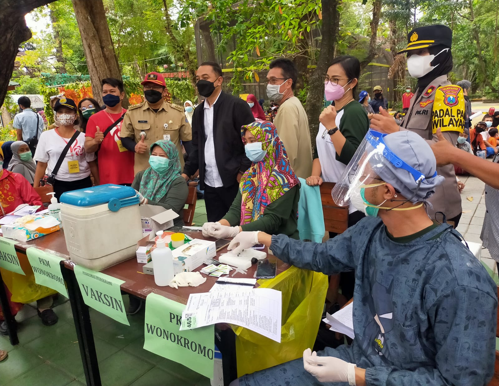 Suasana Vaksinasi di KBS.